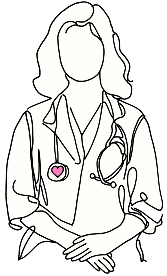 Healthcare provider illustration